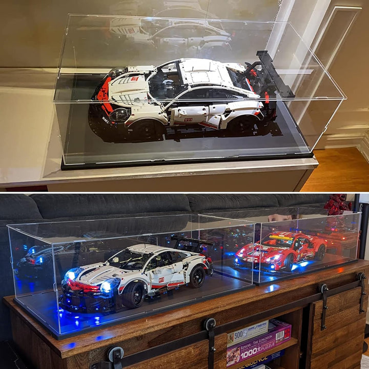 Acryl Vitrine Klar für Lego Actionfiguren Funko Pop Modell Skulptur Transparenter Plexiglas Display