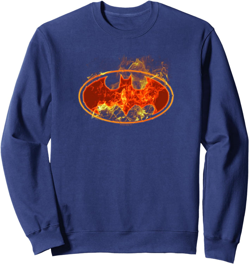 Batman Flames Logo Sweatshirt