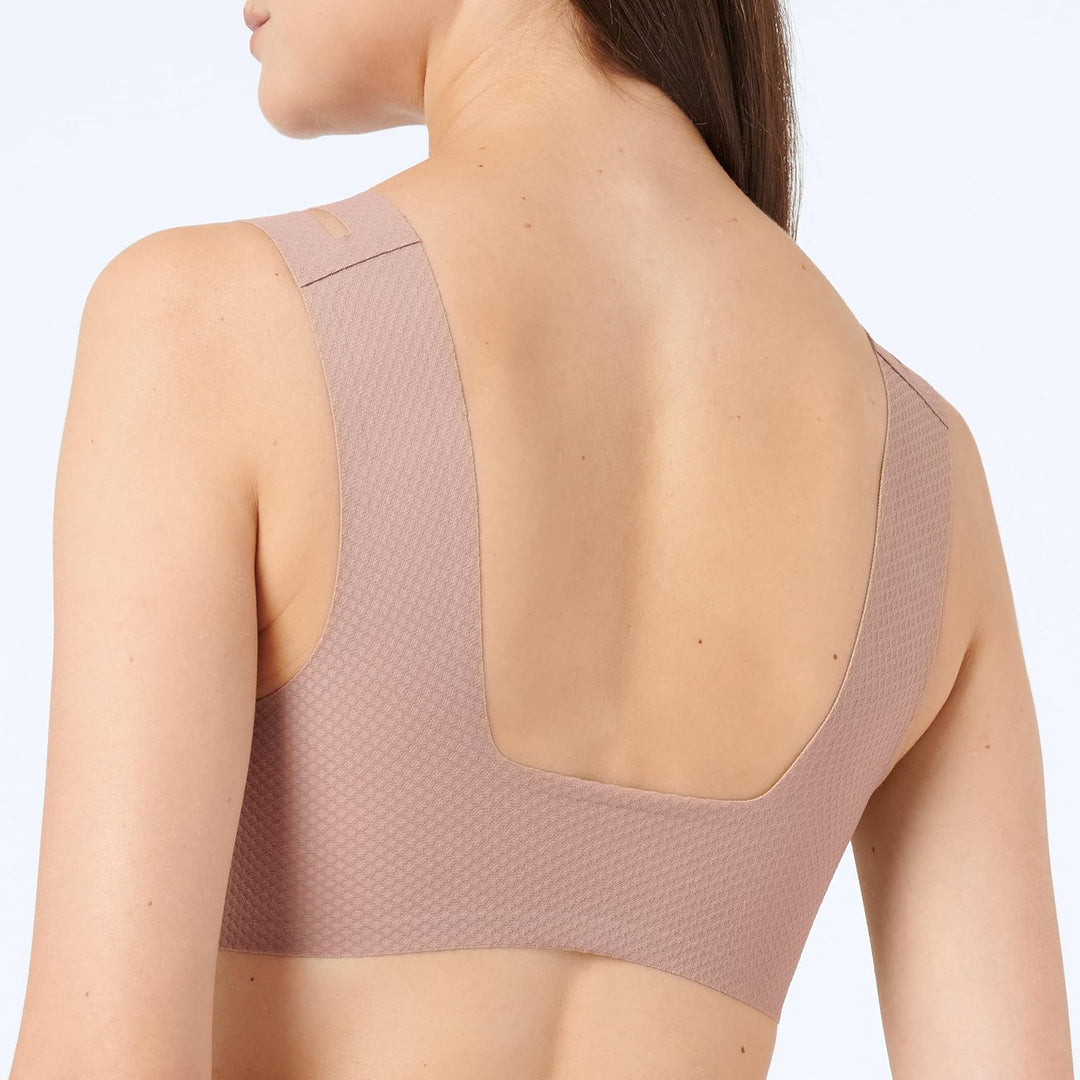 Sloggi Damen Zero Feel Flow Bralette Bustier M Cacao, M Cacao