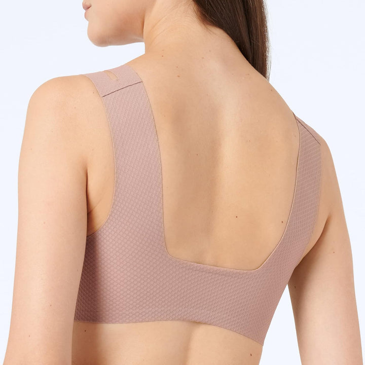 Sloggi Damen Zero Feel Flow Bralette Bustier M Cacao, M Cacao