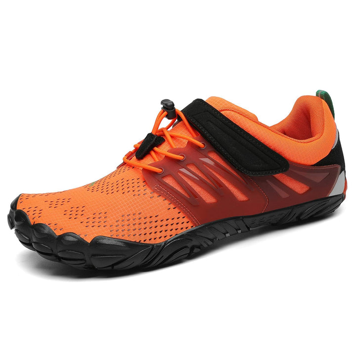 SAGUARO Unisex Barfussschuhe Outdoor Zehenschuhe Traillaufschuhe 42 EU Orange, 42 EU Orange