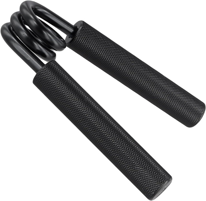 6 Stück 22-136KG Handtrainer, Schwarz Griffkraft Trainer Aluminium mit Federstahl, Unterarmtrainer f