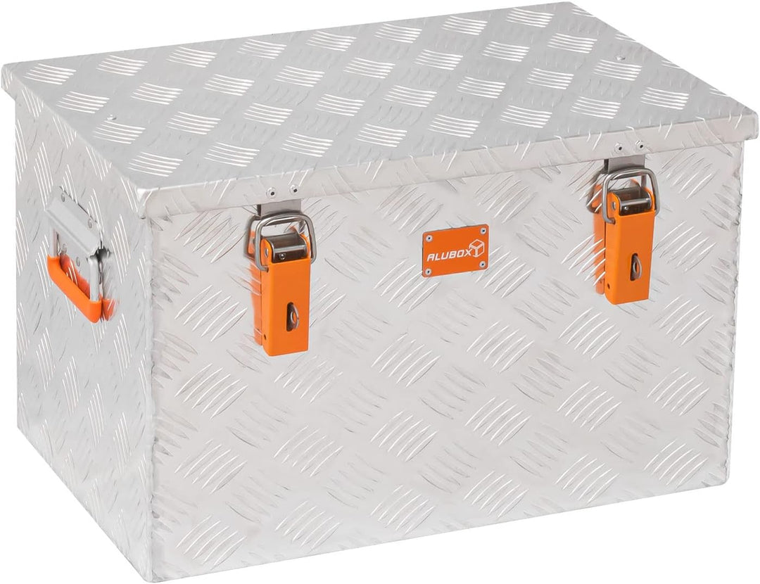 alubox Werkzeugkiste Riffelblech ABX-RL67 Aluminium 1,5mm Werkzeugkiste leicht und robust 67 Liter 0