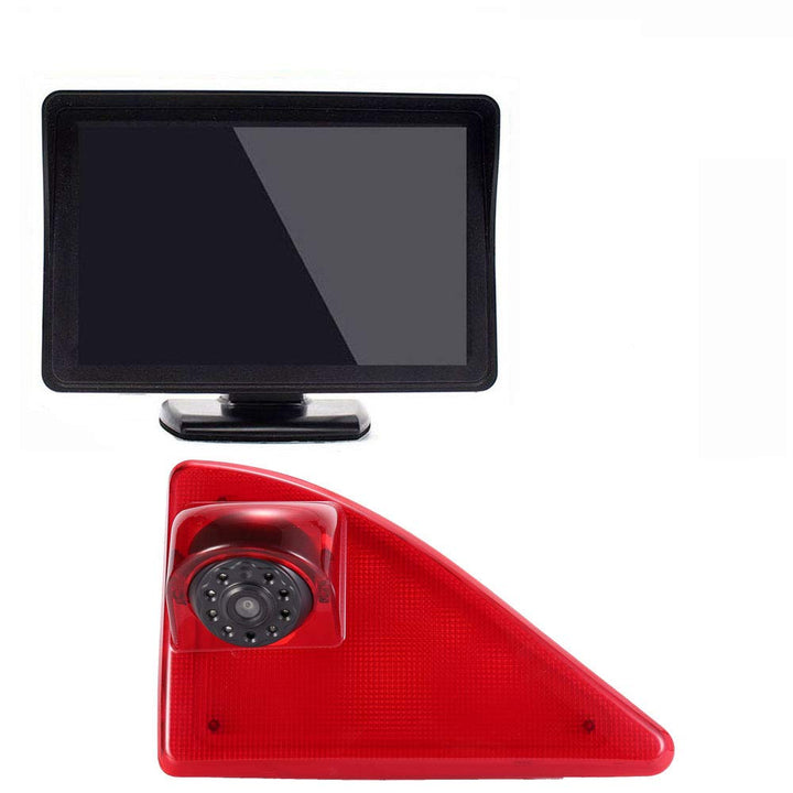 Kalakus Rückfahrsystem mit Rückfahrkamera im 3. Bremslicht Bremsleuchte Kamera+4.3" TFT LCD Monitor