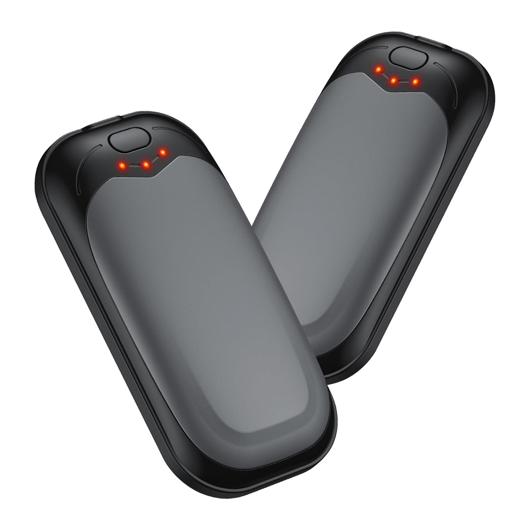 Jonwall Wiederaufladbare Handwärmer 2er-Pack, Elektrischer Tragbarer Wiederverwendbarer USB-Handwärm