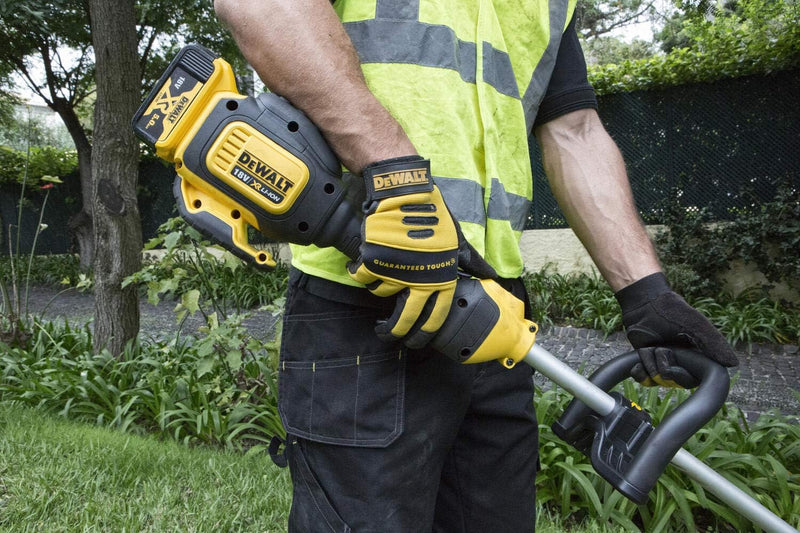 DeWalt Rasentri mmer (18 Volt, 5,0 Ah Akku, bürstenlos, 30 cm Schnittbreite, zwei-Stufen-Elektronik,