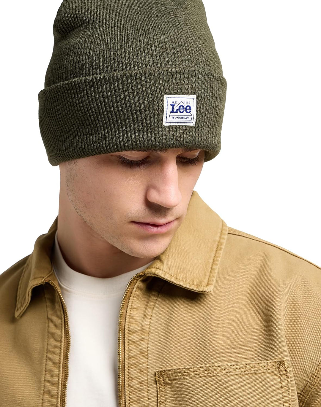 Lee Herren Workwear Beanie Hat Einheitsgrösse Oak Moss, Einheitsgröße Oak Moss