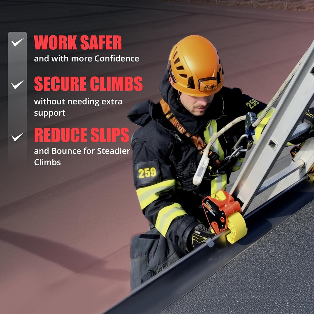 Lock Jaw Ladder Grip - Ladder Safety Clip - Feel secure on your ladders and climb safer (Single Unit