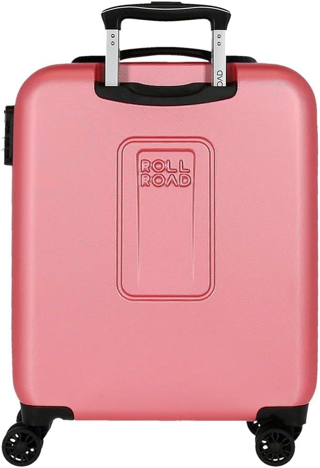 Roll Road Camboya Kabinentrolley, Rosa, 40 x 55 x 20 cm, Hartplastik, seitlich, 37 l, 2,78 kg, 4 Räd