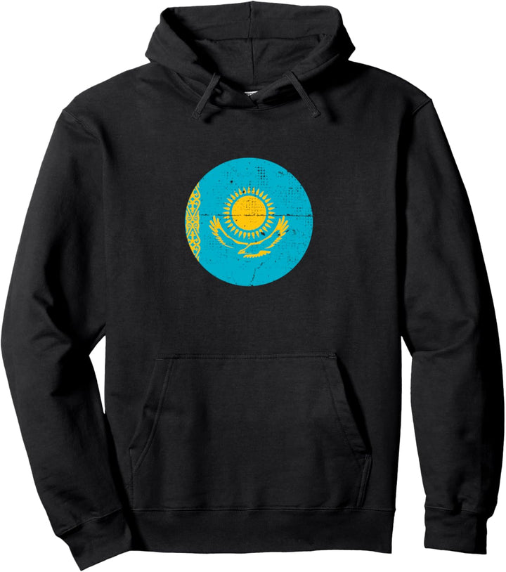 Kasachstan Kasachische Flagge Stolzer Kasache Pullover Hoodie