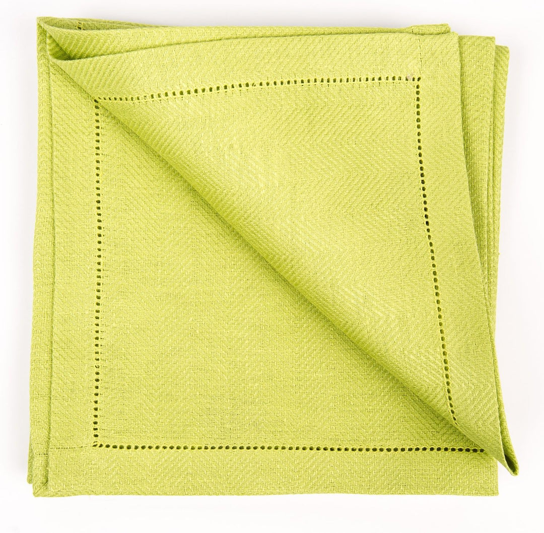 LinenMe Emilia Servietten, 45,7 x 45,7 cm, Erbsgrun