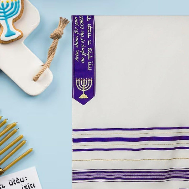 Tallit-gebetsschal, Traditioneller Messianischer Tallit-gebetsschal, Jüdisch-christlicher Israel-geb