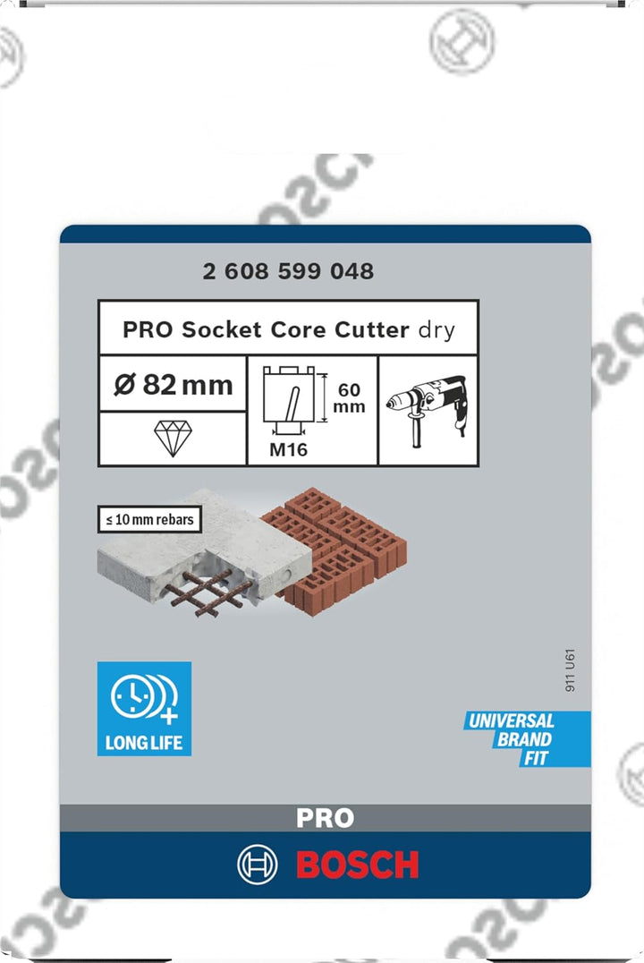 Bosch Accessories 2608599048 Diamant-Trockenbohrer 1 Stueck 82mm 1St.