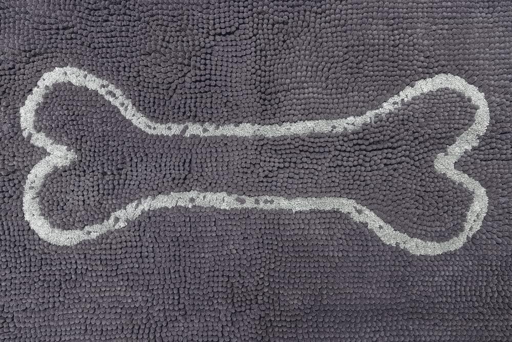 DGS Dirty Dog Doormat L: 90 cm B: 66 cm grau 90 X 66 CM Grau, 90 X 66 CM Grau