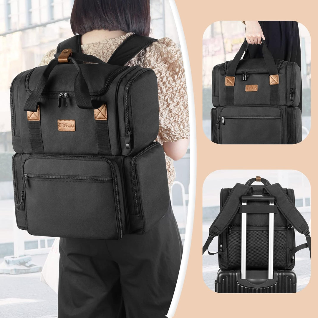 BAFASO Kosmetiktasche Rucksack, Make Up Organizer Tasche für Damen, Kulturtasche Rucksack für Mädche