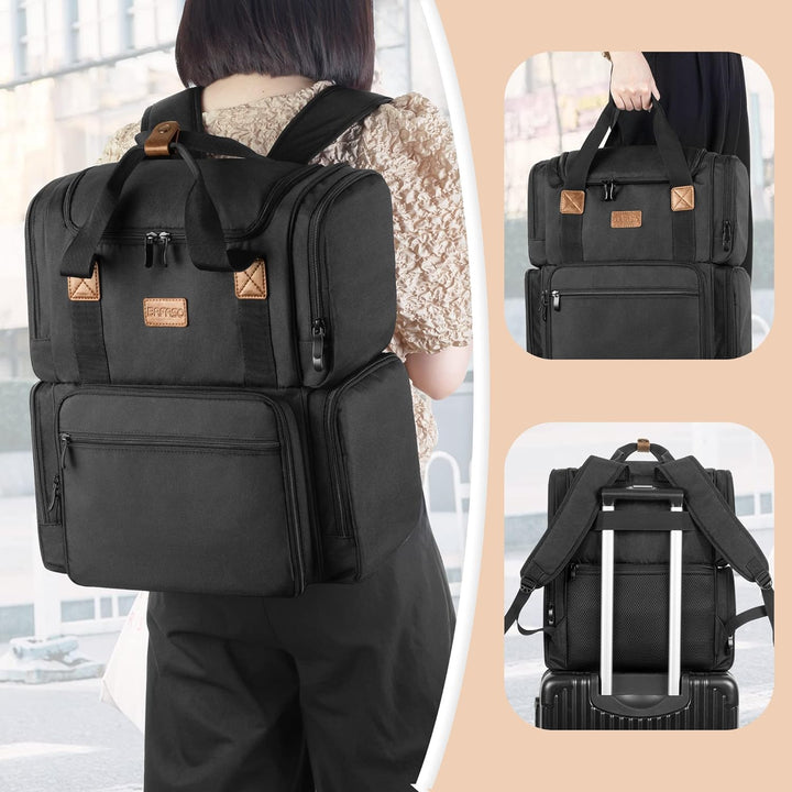BAFASO Kosmetiktasche Rucksack, Make Up Organizer Tasche für Damen, Kulturtasche Rucksack für Mädche