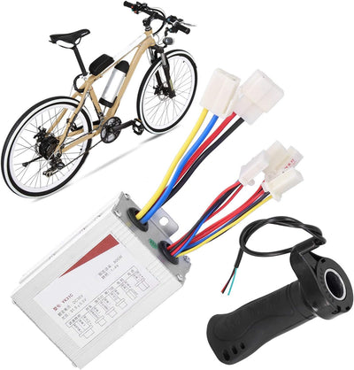 Alomejor 36V 800W Scooter Brush Controller Drosselklappengriff-Kit für Elektroroller E-Bike Fahrrad