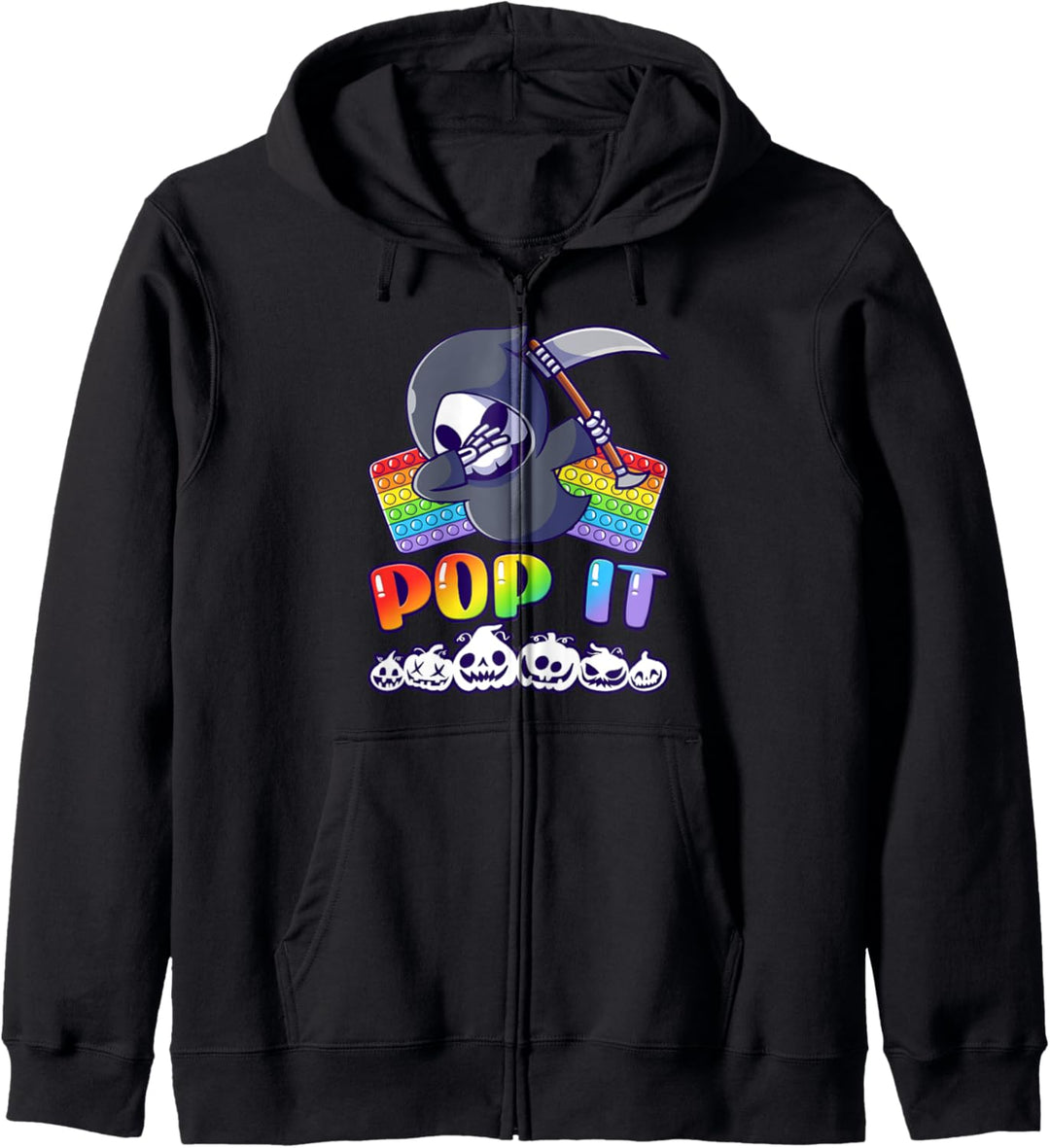 Pop It Halloween Fidget Spielzeug für Kinder Kapuzenjacke