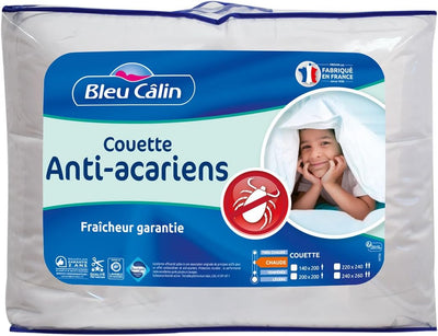 Bleu Câlin Bettdecke für Allergiker, Sanitized behandelt, 140x200 cm, Weiss, KMS40 140 x 200 cm, 140