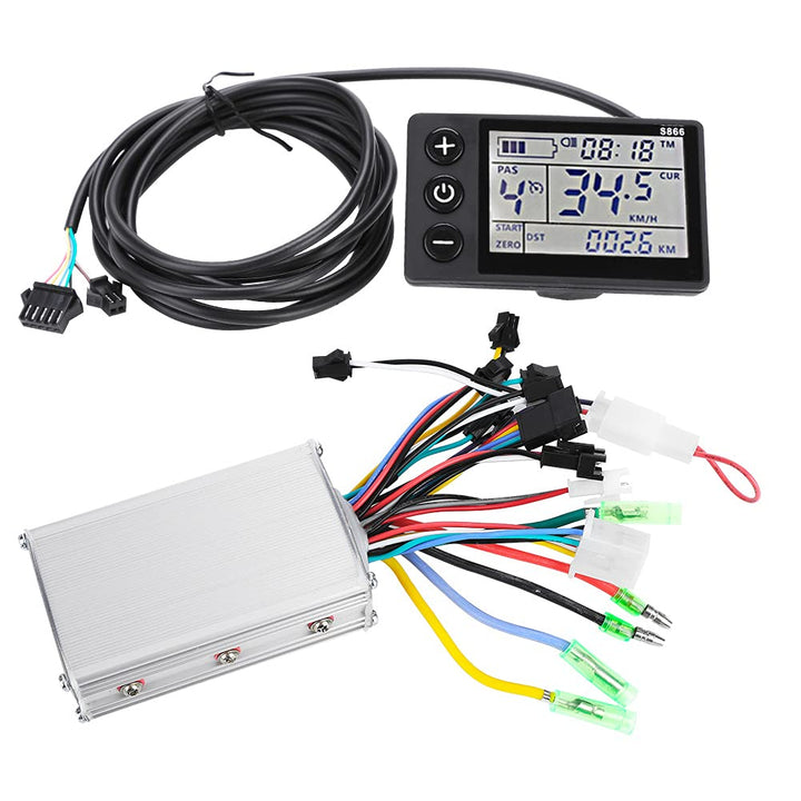 BuyWeek E-Bike Brushless Motor Controller Kit, 24V 36V 250W 350W Elektrofahrrad Bürstenloser Motor C