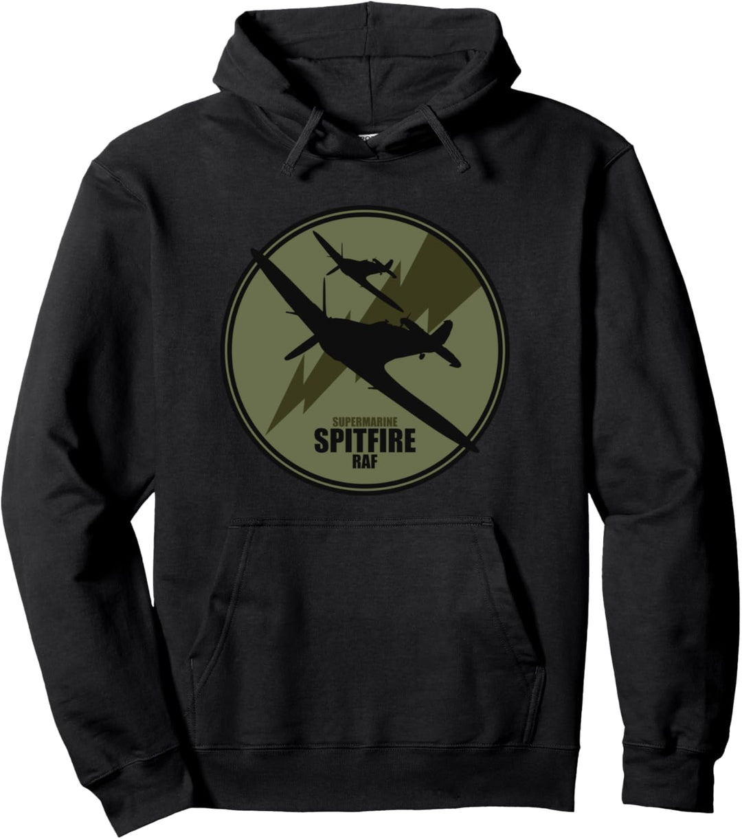 RAF Spitfire Gedämpfter Aufnäher Pullover Hoodie