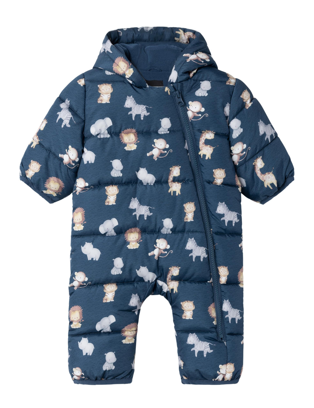 NAME IT Baby-Jungen Nbmmay Suit AOP Schneeanzug 50-56 Dark Denim, 50-56 Dark Denim