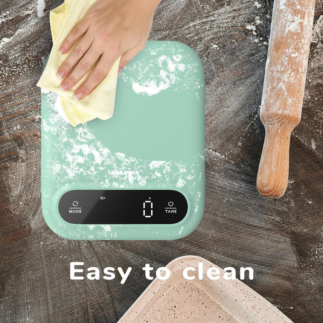 Digitale Lebensmittelwaage 11lb/0.01oz, Küchenwaage Digitales Gewicht in Gramm und Oz zum Abnehmen,