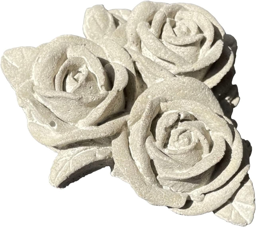 ZGM Betonfigur ROSENBOUQUET - handgefertigte Dekoration für Garten und Haus