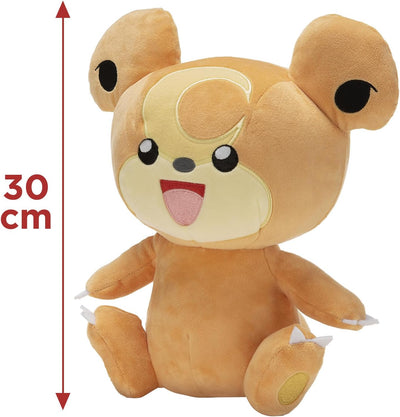 BANDAI Pokémon Plüschtier Teddiursa, 30 cm