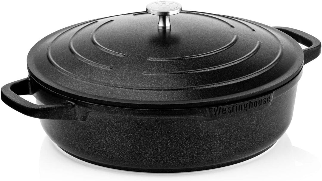 Westinghouse PERFORMANCE SERIES Schmorpfanne mit Deckel, Grosse Bratpfanne 28 cm für Induktion & all
