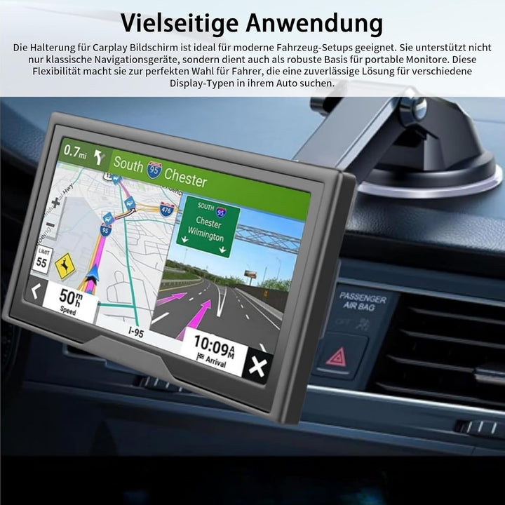 Saugnapfhalterung für Garmin, Ersatz Kugelgelenk Saugnapf Halterung, Halterung für Carplay Bildschir
