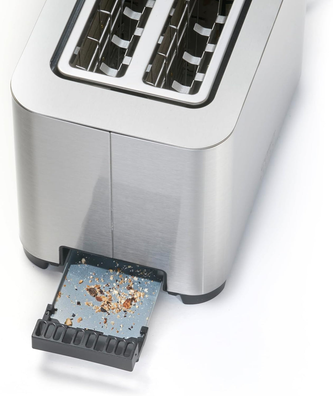 CASO Classico T2 Duo – Edelstahl Toaster für 2 Scheiben, 38 mm breite Schlitze, 5 Bräunungsstufen, L