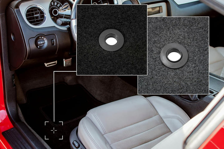 Automatte – Passend für Chrysler Voyager V Minivan 2008-2016 – Velours – Autozubehör - Auto Fussmatt