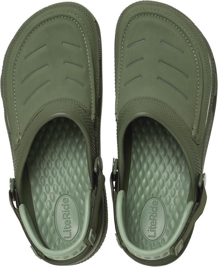 Crocs Men's Yukon Vista LiteRide Clog 39/40 EU Army Green, 39/40 EU Army Green