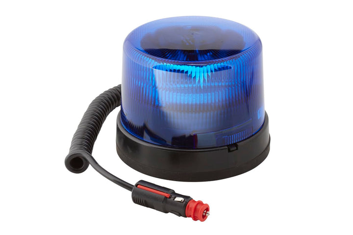 HELLA - LED-Rundumkennleuchte - KL 7000 - 12/24V - blau - Magnetbefestigung - Kabel: 600mm - Stecker