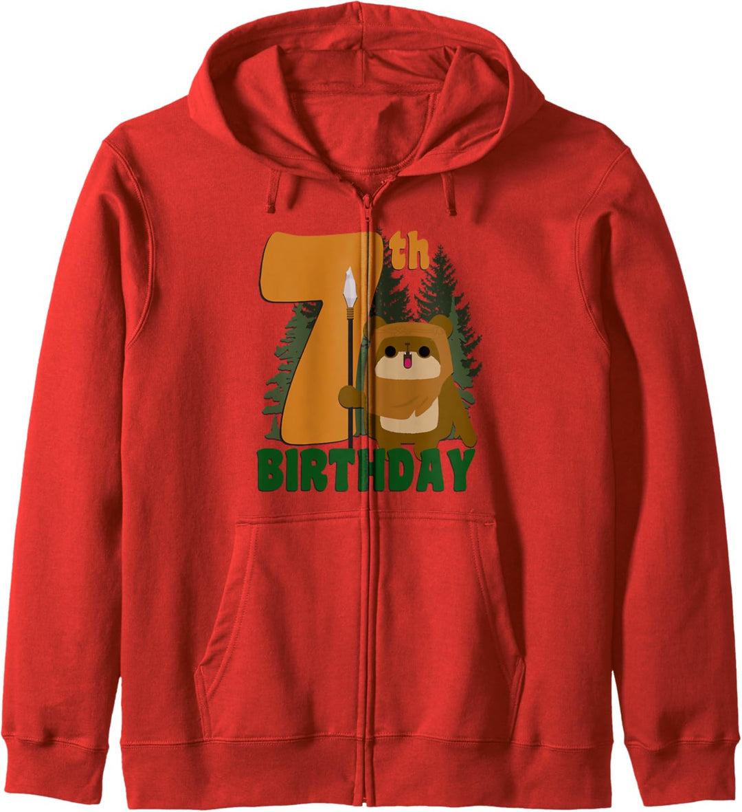 Star Wars Ewok On Endor 7th Birthday Kapuzenjacke