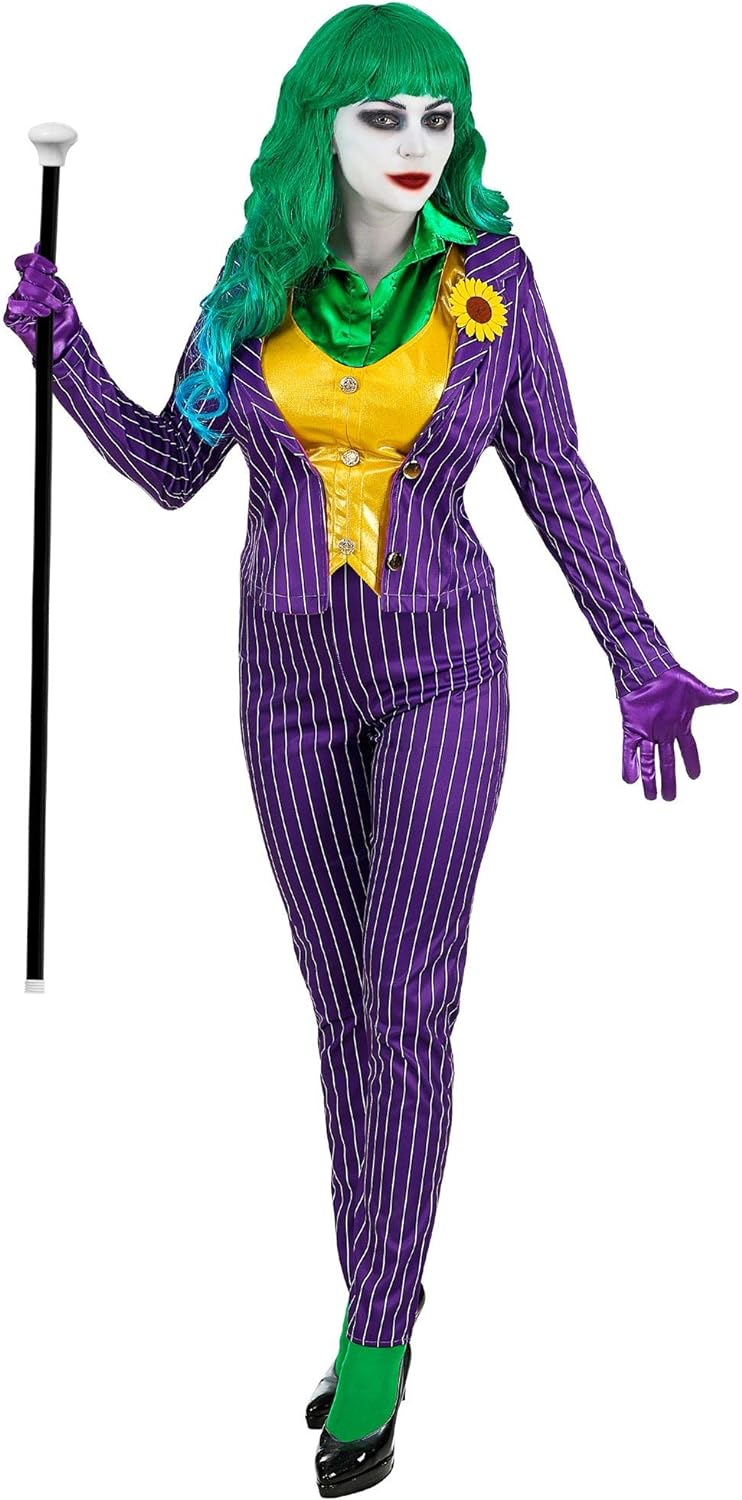 "EVIL CLOWN" (jacket with shirt and vest, pants, gloves) - (XL), XL