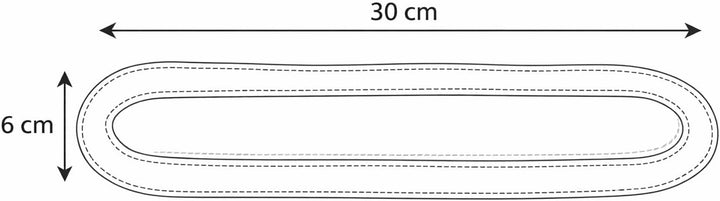 Steirische Harmonika Bassbodenleder Variante 2 + Ledereinsatz, dunkelbraun