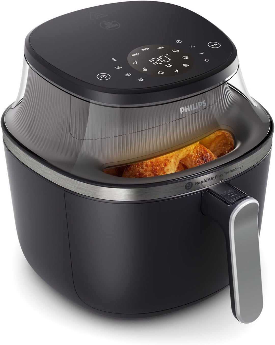 Philips Air Fryer Series 3000 NA331/00, 6.2 l, RapidAir Plus Technology, 1700 W, Black