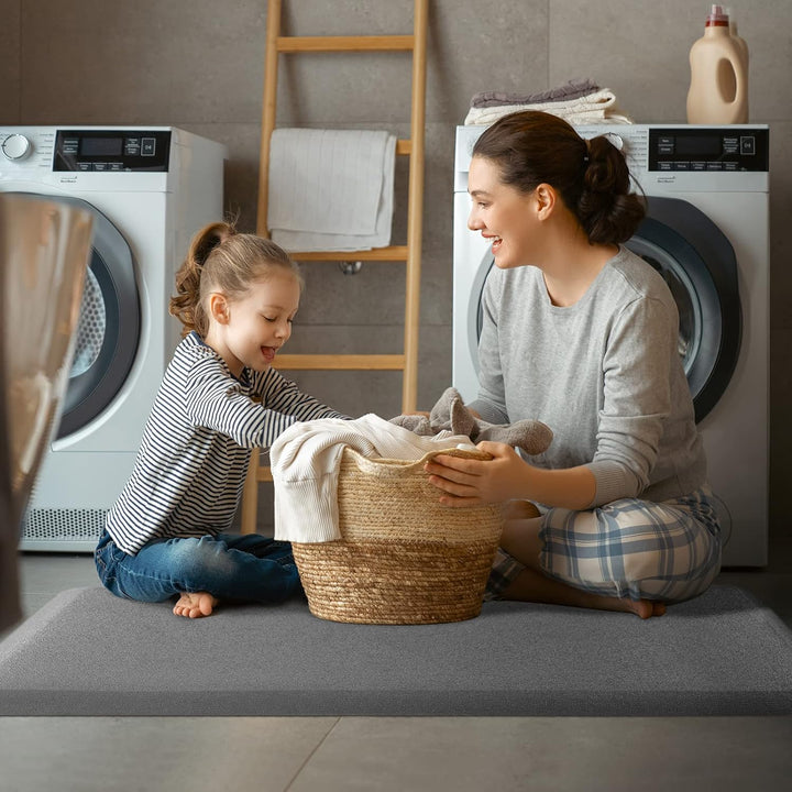 Carvapet rutschfest Küchenteppich Anti Ermüdungsmatte 20MM Dicke Küchenläufer Schaum-Stehmatten PVC