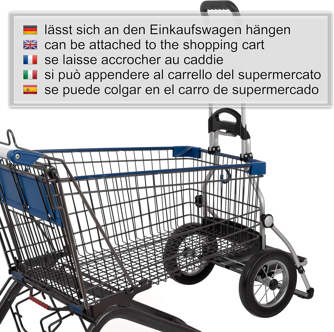 Andersen Shopper Royal mit Metallspeichenrad 25 cm und 54 Liter Tasche Milla schwarz Schwarz Alumini