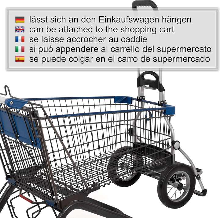 Andersen Shopper Royal mit Metallspeichenrad 25 cm und 54 Liter Tasche Milla schwarz Schwarz Alumini
