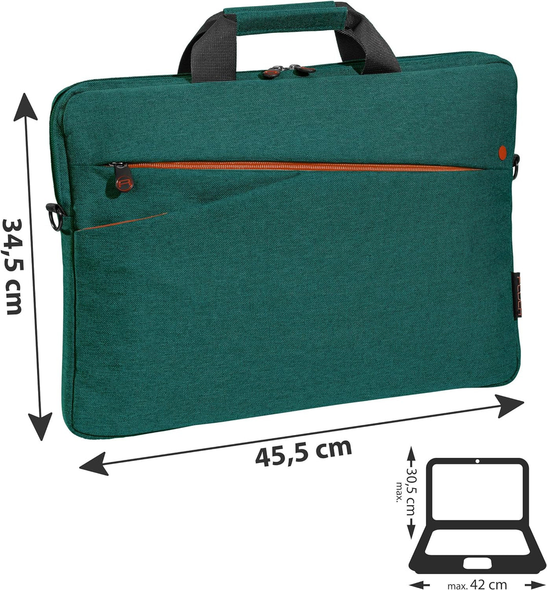 PEDEA Laptoptasche Fashion Notebook-Tasche Umhängetasche mit Schultergurt inkl. Notebookschloss 17,3