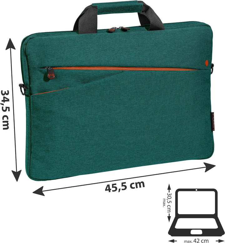 PEDEA Laptoptasche Fashion Notebook-Tasche Umhängetasche mit Schultergurt inkl. Notebookschloss 17,3