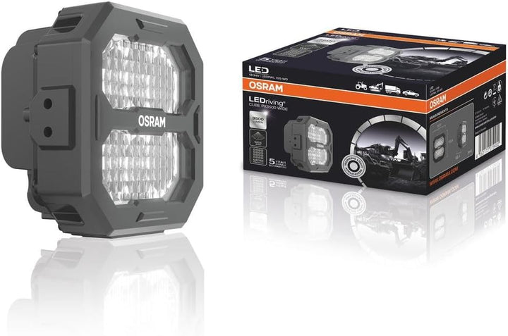 OSRAM LEDriving® Cube PX3500 Wide, LEDPWL105-WD, OFF ROAD, LED Arbeitsscheinwerfer, 3500 Lumen, Falt