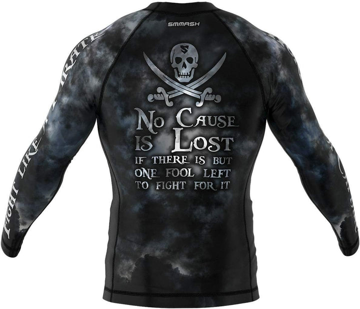 SMMASH Funktionsshirt Herren Rashguard Langarm Sportshirt MMA Thaibox Muay Thai Kickboxen Atmungsakt