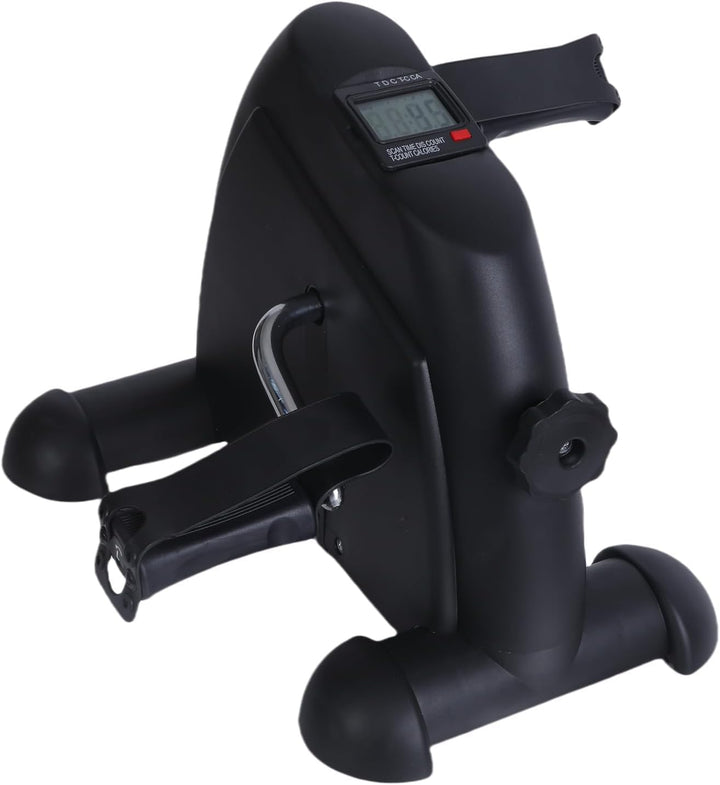Endless Portable Pedal Exerciser with Digital Monitor | White | Material: Alloy Steel | Under Desk B