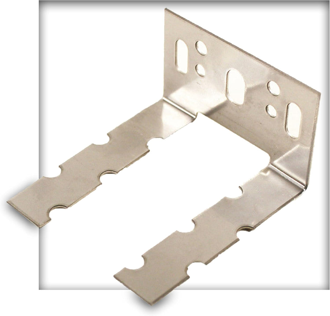 Wandanschlussanker starr Edelstahl 60x1,25 mm Wandverbinder Maueranker 10 Stück, 10 Stück