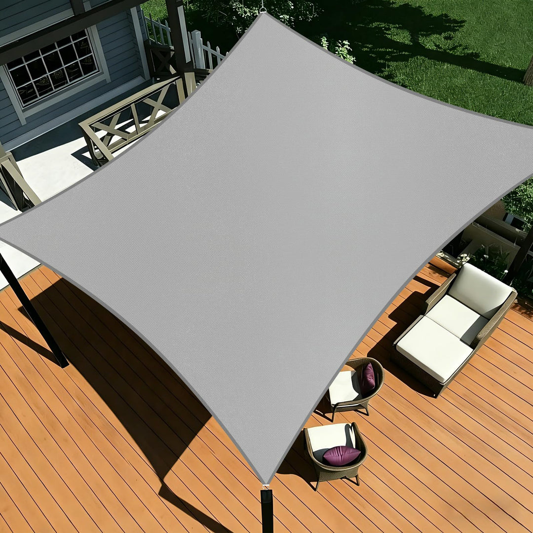 Shade&amp;Beyond Sonnensegel Wasserdicht Rechteckig 2 x 2 m Wetterschutz Sonnenschutz Sunsegel PES-Polye