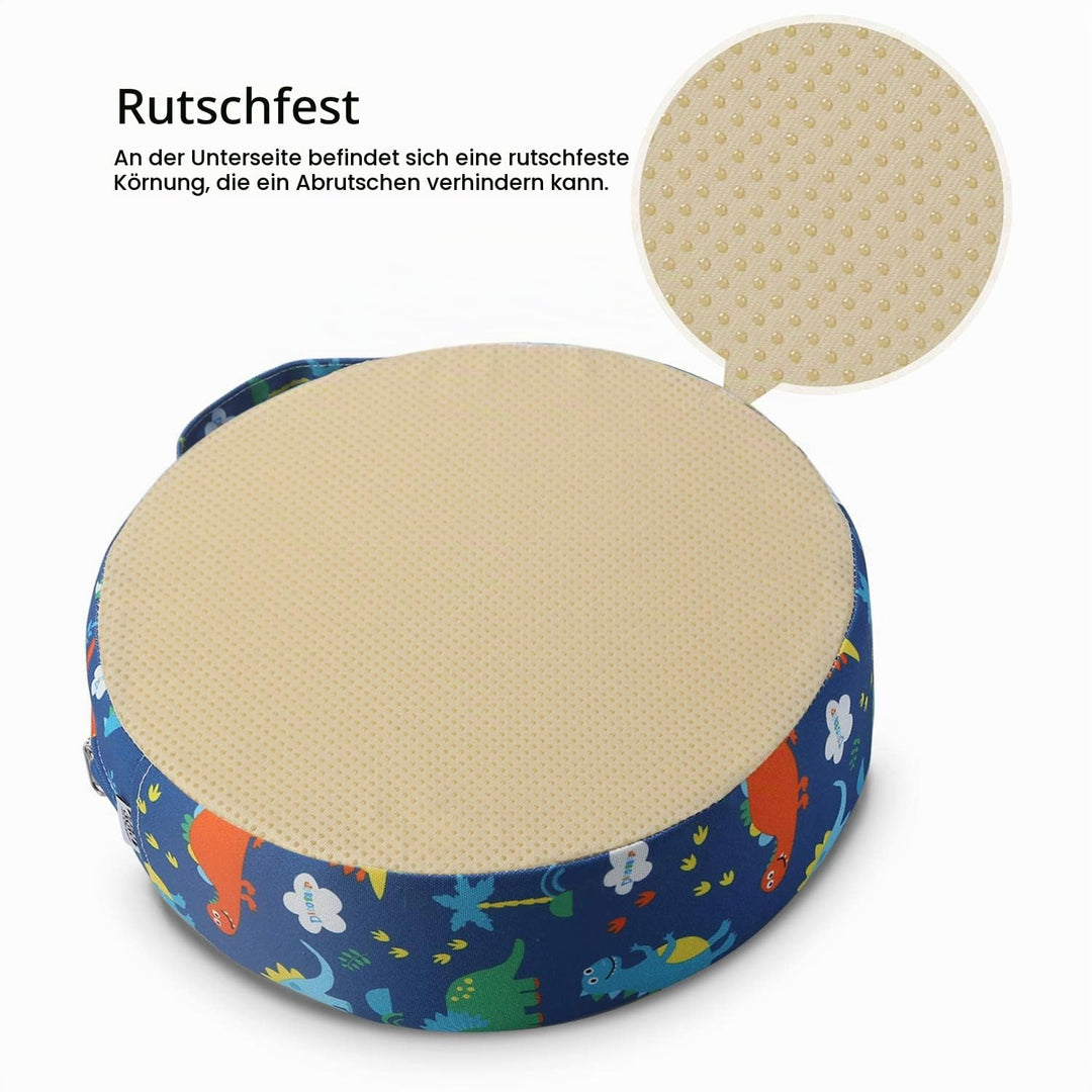 Zicac Sitzerhöhung Sterne Muster Tragbare Sitzerhöhung mit Seitentasche für Kinder Seat Pad(Runden)